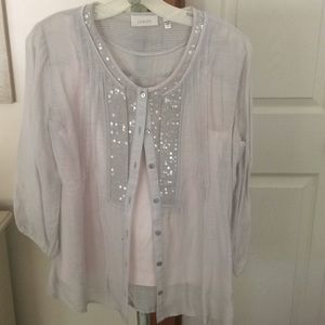Blouse with under tank